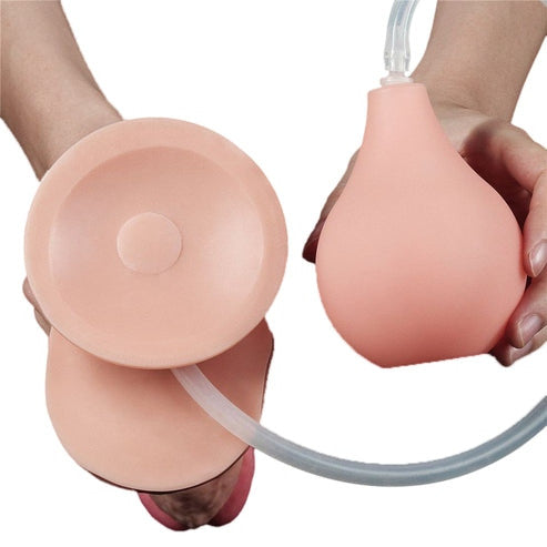 Dildo extreme xxl scquirtante flessibile con testicoli lovetoy