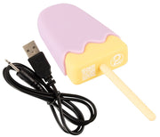 Vibratore a forma di ghiacciolo ricaricabile in silicone you2Toys