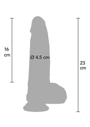 Dildo ultra realistico soft touch morbido con ventosa hidden desire