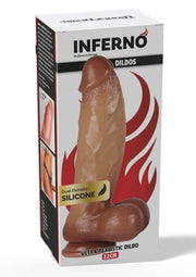 Pene finto soft touch in silicone medicale morbido dildo con testicoli hidden desire