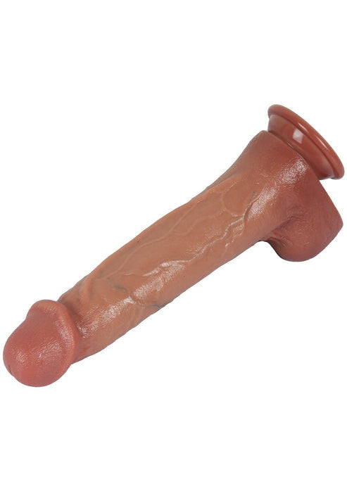 Dildo ultra realistico dual density in silicone fallo gigante hidden desire