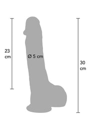 Dildo ultra realistico dual density in silicone fallo gigante hidden desire