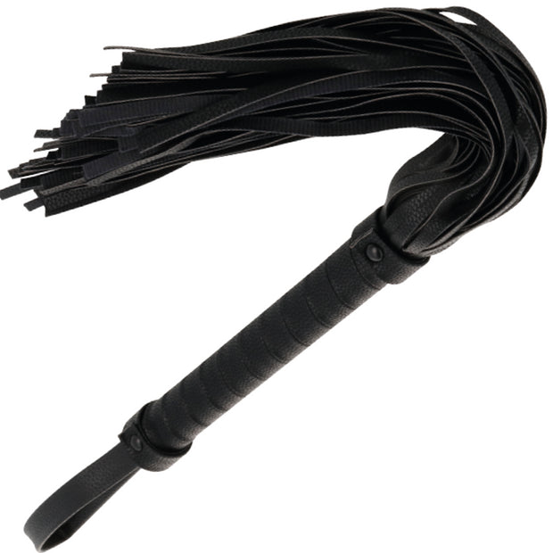 Frusta bondage nera in pelle accessorio fetish darkness