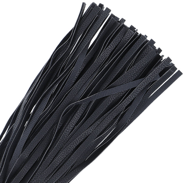 Frusta bondage nera in pelle accessorio fetish darkness