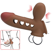 Guaina indossabbile prolunga pene in silicone gonfiabile pretty love