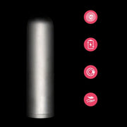 kit sessuale con lubrificante vibrante baciabile gusto gin tonic alla fragola con mini bullet vibrante orgie