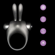 Kit intimo gocce stimolatore punto g più anello vibrante per lui kit orgasmic bunny per coppie orgie