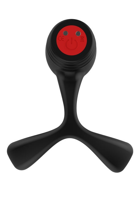 Anello fallico vibrante stimolatore per testicoli e pene ricaricabile hidden desire