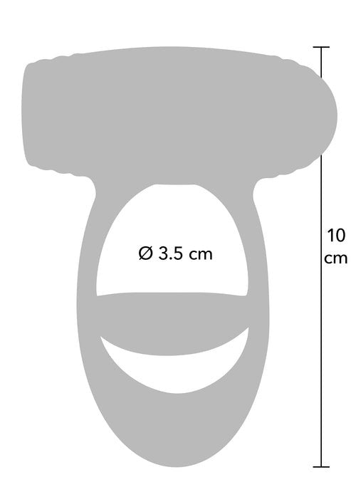 Anello fallico vibrante stimolatore per testicoli e pene ricaricabile hidden desire