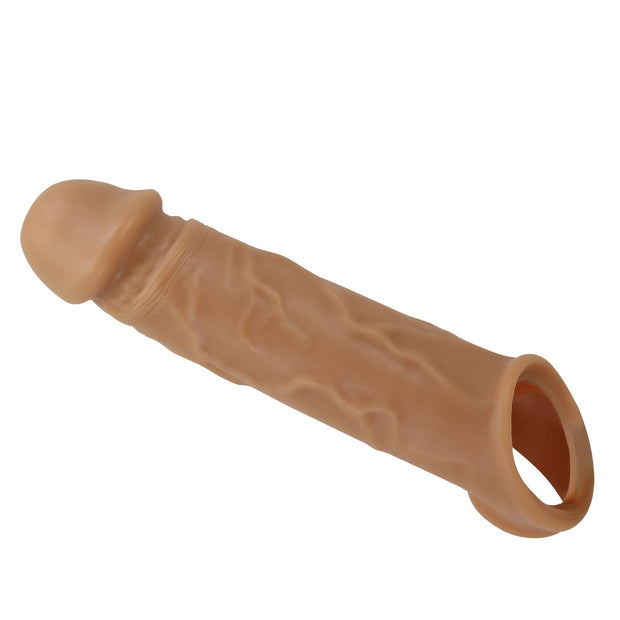 Guaina indossabile prolunga per pene realistica