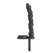 Dildo strap-on con anelli fallici in silicone stimolatore doppio baile