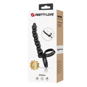 Dildo strap-on con anelli fallici in silicone stimolatore doppio baile