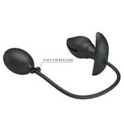 Vibratore anale in silicone ricaricabile con pompa baile
