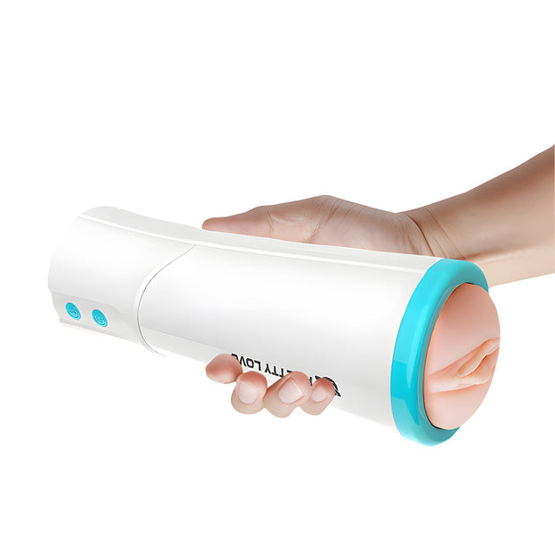 Masturbatore vagina finta automatico con sexy talk per uomo baile