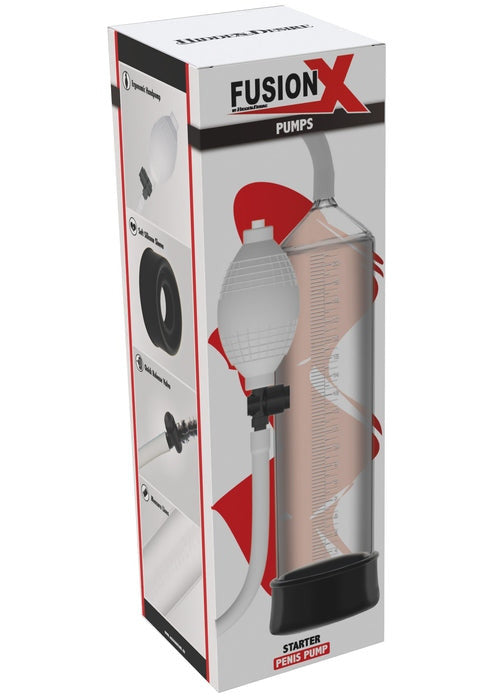 Pompa per pene trasparente starter penis pumpo hidden desire