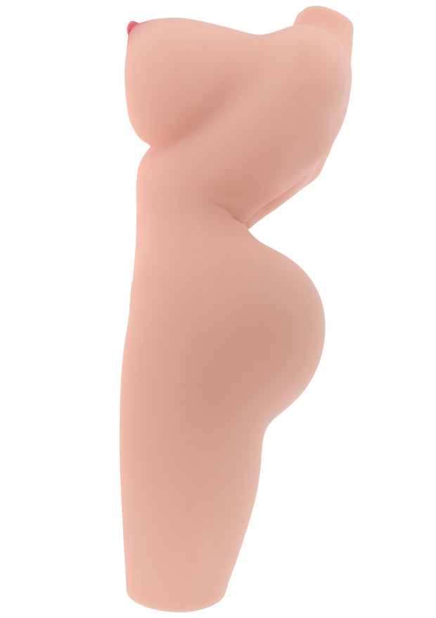 Masturbatore busto realistico femminile vagina e ano pentrabili masturbatore per lui big busty hidden desire