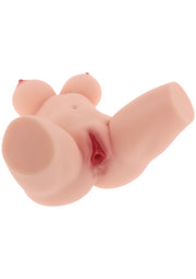 Masturbatore busto realistico femminile vagina e ano pentrabili masturbatore per lui big busty hidden desire