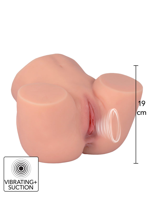 Masturbatore realistico vibrante con suction pussy penetrabile hidden desire