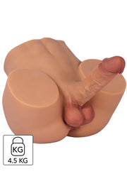 Masturbatore realistico busto maschile con fallo xxl hidden desire
