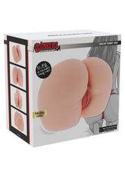 Masturbatore realistico vibrante con vagina e ano penetrabile busto femminile hidden desire
