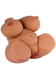 Masturbatore realistico busto femminile big con ano e vagina penetrabile hidden desire
