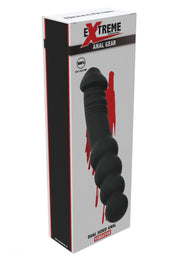 Fallo anale vibrante in silicone doppio stimolatore graduale hidden desire