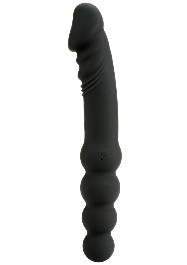 Fallo anale vibrante in silicone doppio stimolatore graduale hidden desire