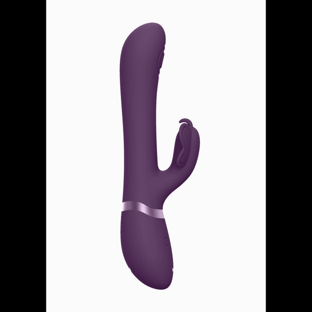 Vibratore rabbit in silicone con testine intercambiabili stimolatore vaginale vive