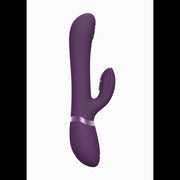 Vibratore rabbit in silicone con testine intercambiabili stimolatore vaginale vive