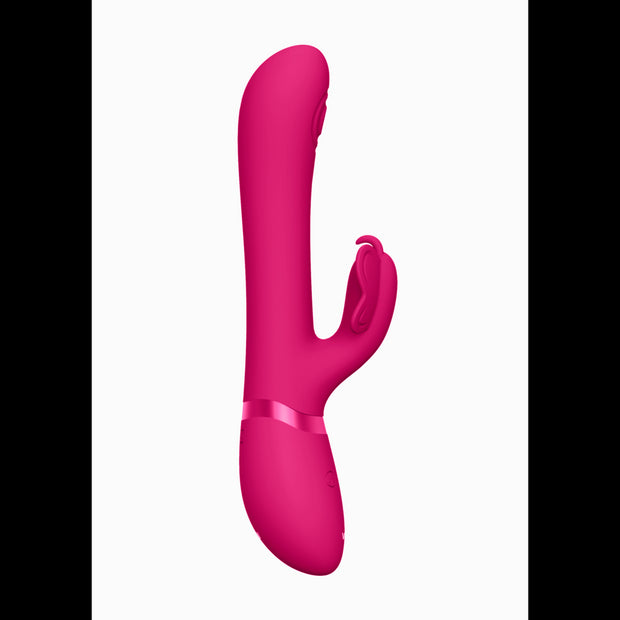 Vibratore rabbit stimolatore clitoride in silicone con 4 testine incluse Vive