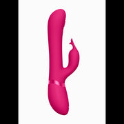 Vibratore rabbit stimolatore clitoride in silicone con 4 testine incluse Vive