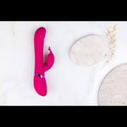 Vibratore rabbit stimolatore clitoride in silicone con 4 testine incluse Vive