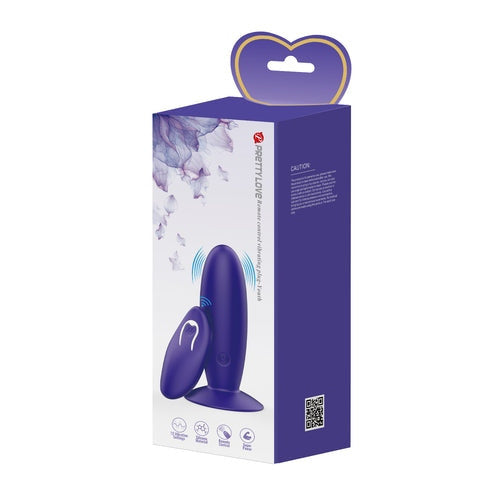 Vibratore anale in silicone con telecomando pretty love