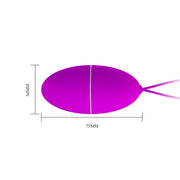 Ovetto vibrante in silicone sextoys con telecomando joanne pretty love