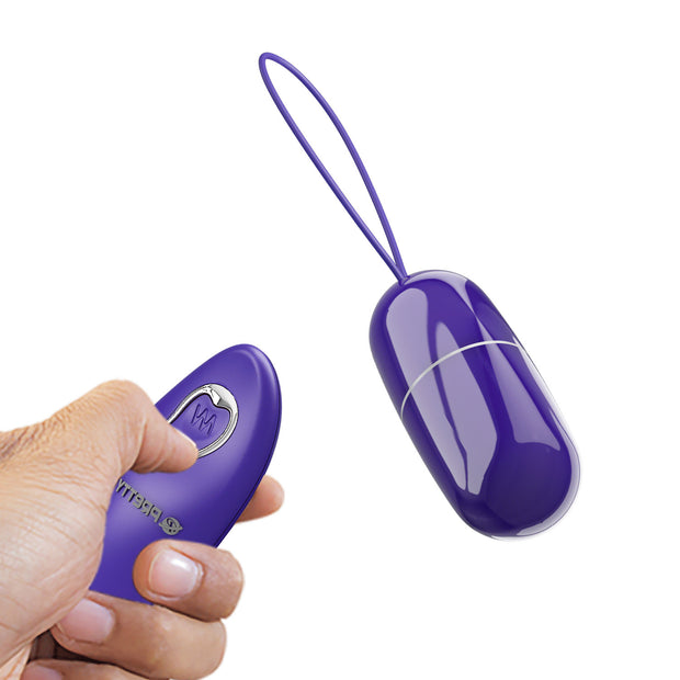 Ovetto vibrante multiprogramma con telecomando sextoys per coppie pretty love