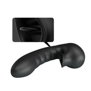 Vibratore doppia stimolazione clitoride vaginale in silicone ricaricabile pretty love