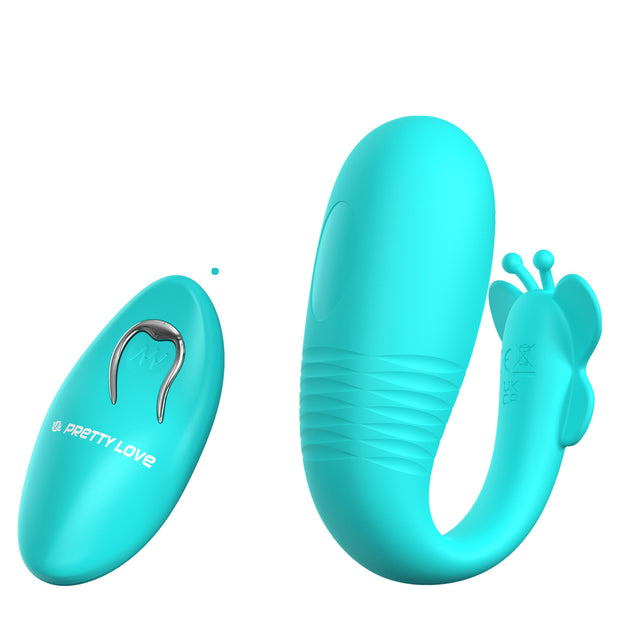 vibratore indossabile in silicone con telecomando sextoys per coppie pretty love