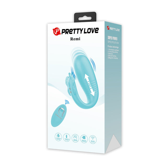 vibratore indossabile in silicone con telecomando sextoys per coppie pretty love