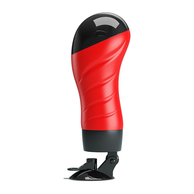 Masturbatore realistico con ventosa e regolabile stimolatore maschile baile