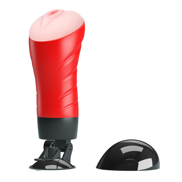 Masturbatore realistico con ventosa e regolabile stimolatore maschile baile