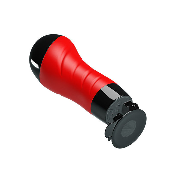 Masturbatore realistico con ventosa e regolabile stimolatore maschile baile