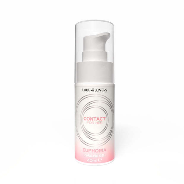 Lubrificante stimolante intimo vibrante euphoria 40 ml per donna