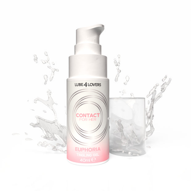 Lubrificante stimolante intimo vibrante euphoria 40 ml per donna