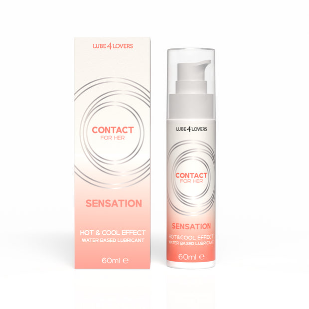 Lubrificante vaginale stimolante effetto caldo freddo sensation lube4lovers