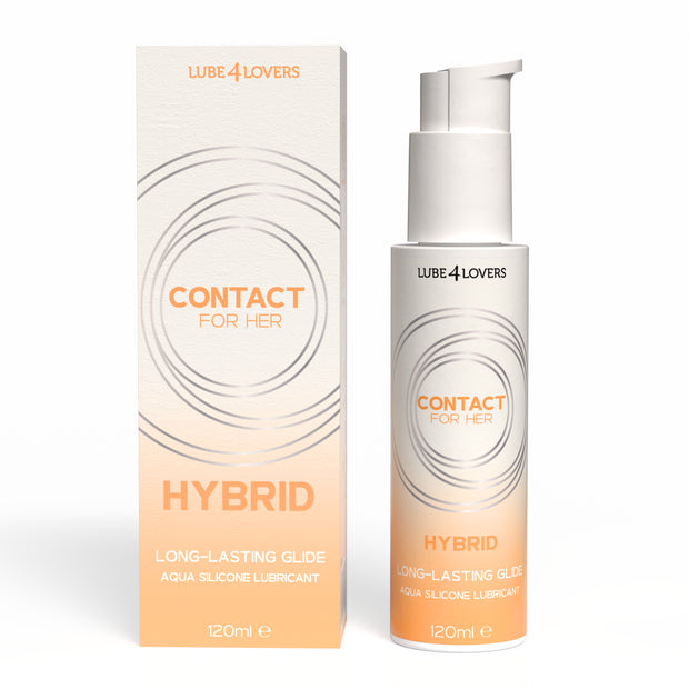 Lubrificante gel intimo hybrid lunga durata 120 ml lube4lovers