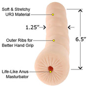 Mastubatore realistico ultrarealistico quickie ass ano