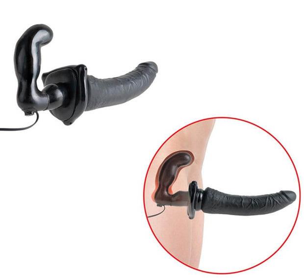 Vibratore strap on con plug fetish fantasy series Deluxe Vibrating Strap-On