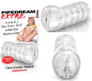Masturbatore realistico per uomo pipedream vagina finta extreme clear