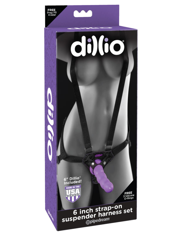 Fallo strap on con imbracatura dildo dillio suspender harness kit