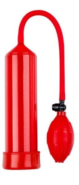 Pompa per allungare il pene sviluppatore pump up easy touch Rosso